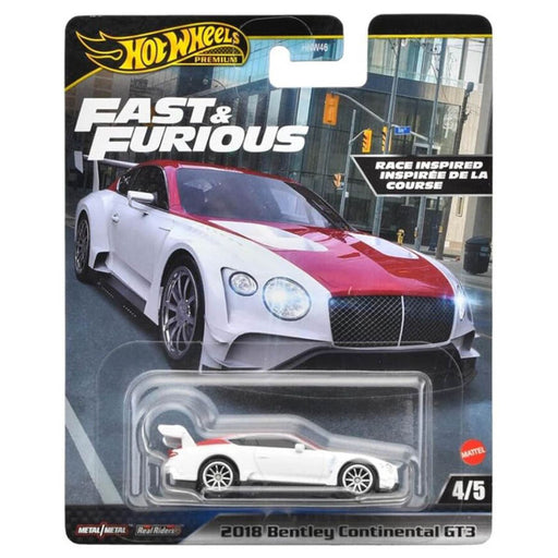 Hot Wheels Fast & Furious 2018 Bentley Continental GT3 Car (4/5)