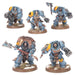 Warhammer 40,000 Space Wolves: Wolf Guard Terminators Miniatures Set
