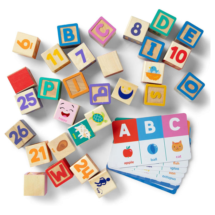 Melissa & Doug Ms. Rachel Wooden Learning Blocks — Booghe