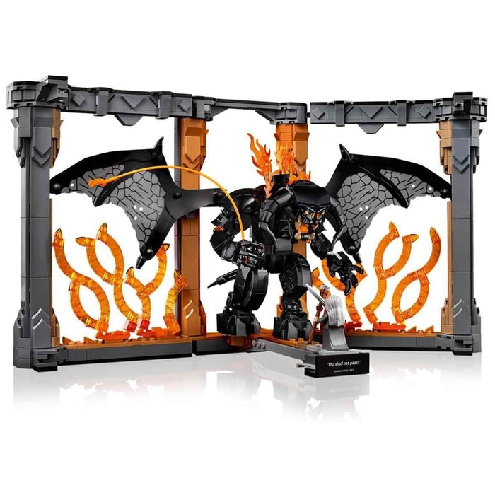 LEGO Icons The Lord of the Rings: Balrog Book Nook Building Set