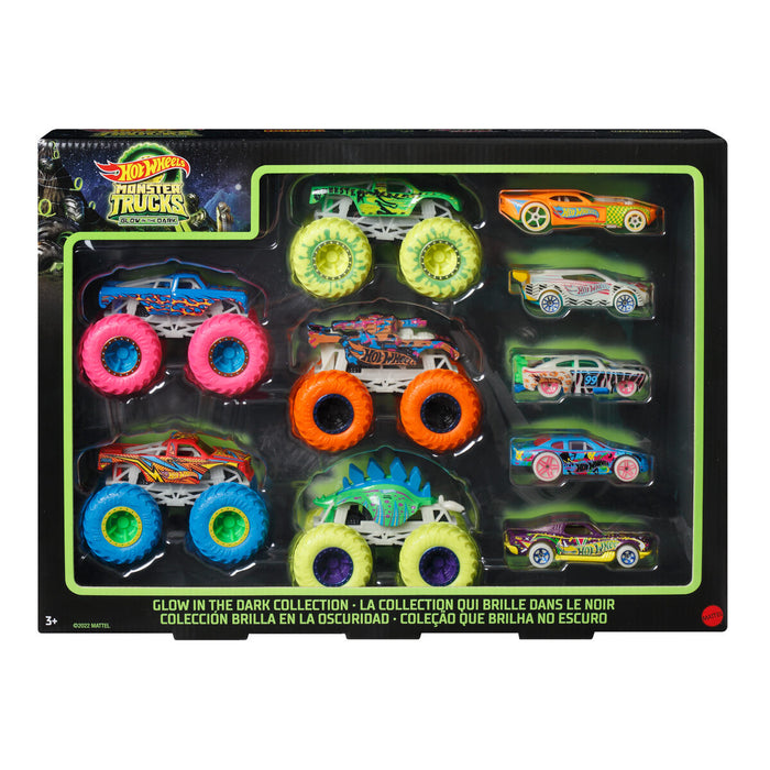 Hot Wheels Monster Trucks Glow in the Dark Collection