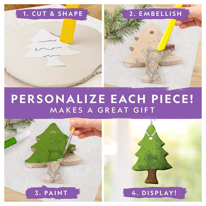 National Geographic Ornament Air-dry Clay Kit