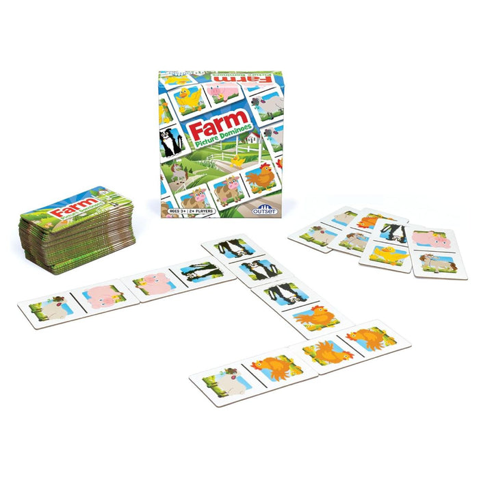 Farm Picture Dominoes Game