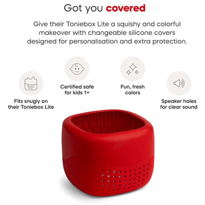 Tonies Toniebox Lite Cover Sunset Red