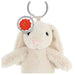 Keeleco Enchanted World Cream Bunny 14cm Plush Bag Charm