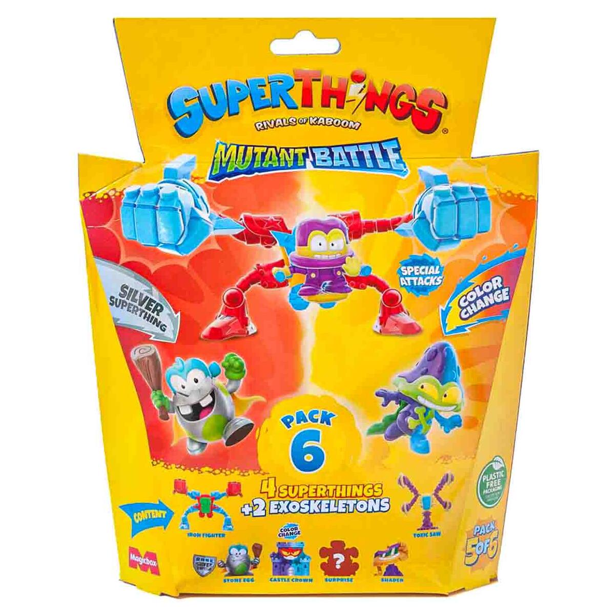 SuperThings Rivals of Kaboom Mutant Battle Figures 6 Pack (5/6) — Booghe