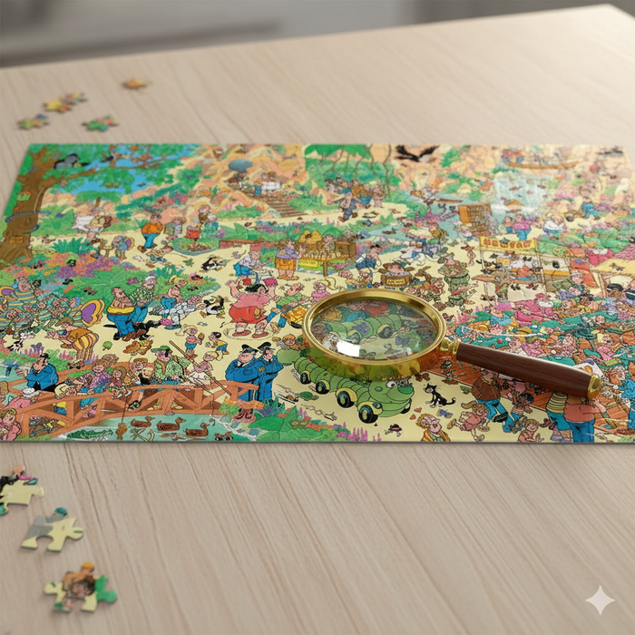 Jan van Haasteren Flutterly Fabulous 500 XL Piece Jigsaw Puzzle 