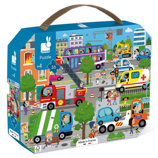 Janod Puzzle City 36 Piece Jigsaw Puzzle