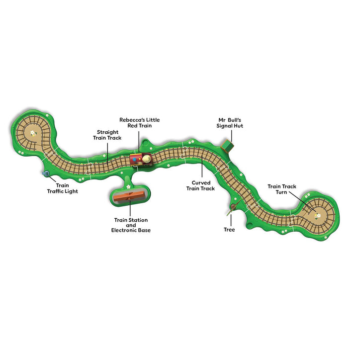 Peppa Pig Whizz-Around Clickety Clack Train Set 