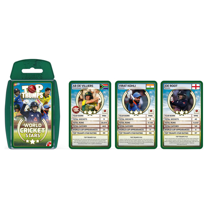World Cricket Stars Top Trumps Card Game