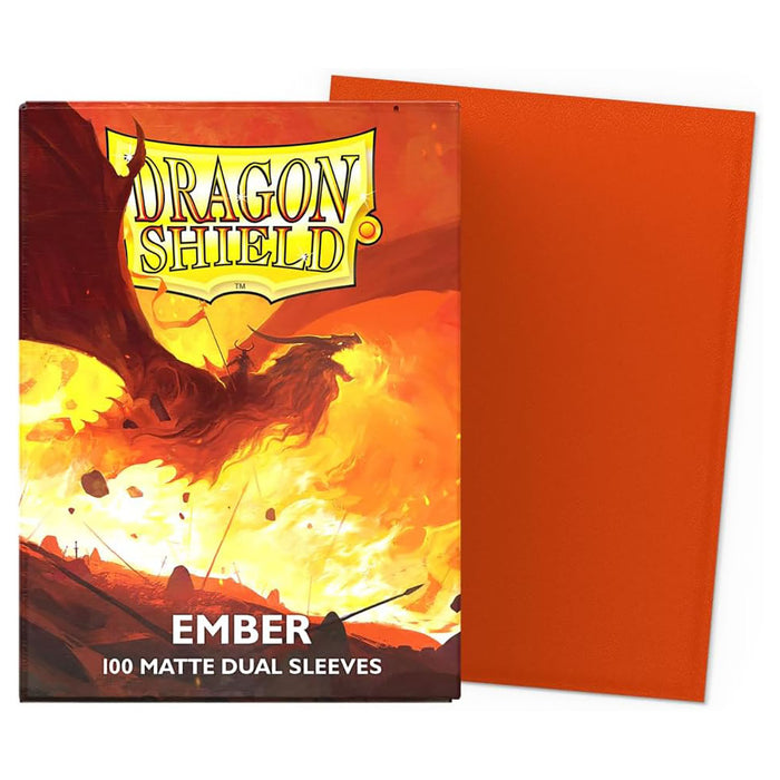 Dragon Shield Ember 100 Matte Dual Sleeves