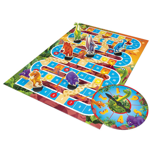 Dinosaur Snakes and Ladders Board Game