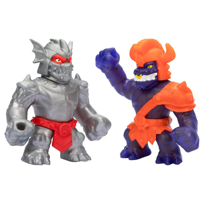 Heroes of Goo Jit Zu Stretch Strikers Knight Blazagon Vs Corruptagon Stretch Figures