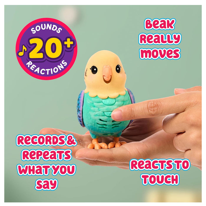 Little Live Pets My Really Real Bird & Cage - Indie the Budgie Interactive Pet