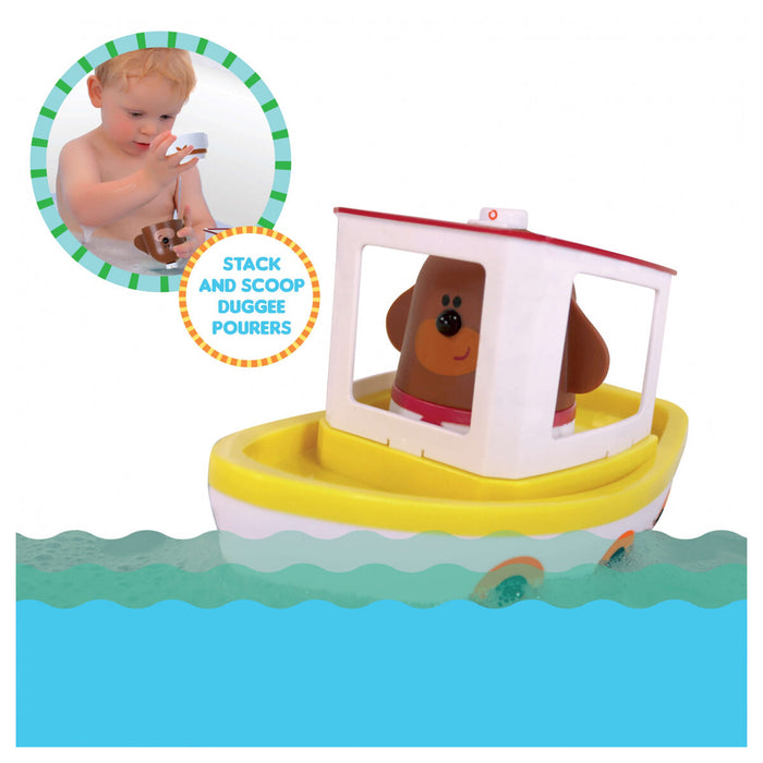 Hey Duggee Duggee's Light Show River Boat Bath Toy