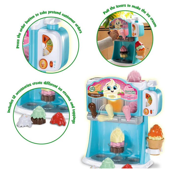 LeapFrog Count & Swirl Ice Cream Maker Playset