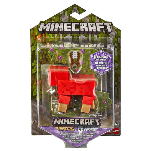 Minecraft Caves & Cliffs: Red Sheep Figure