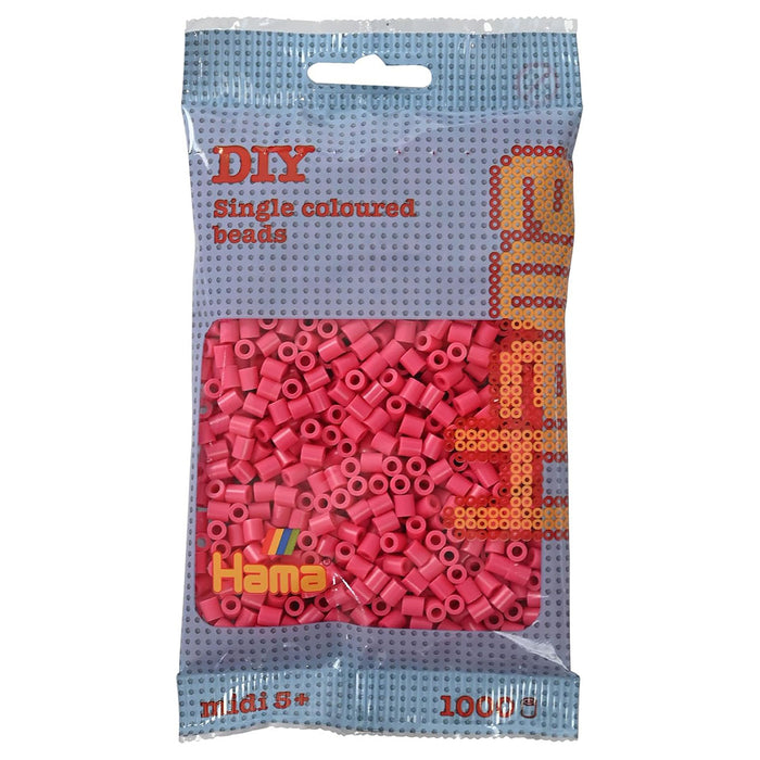 Hama Midi 1000 Fushcia Pink Beads