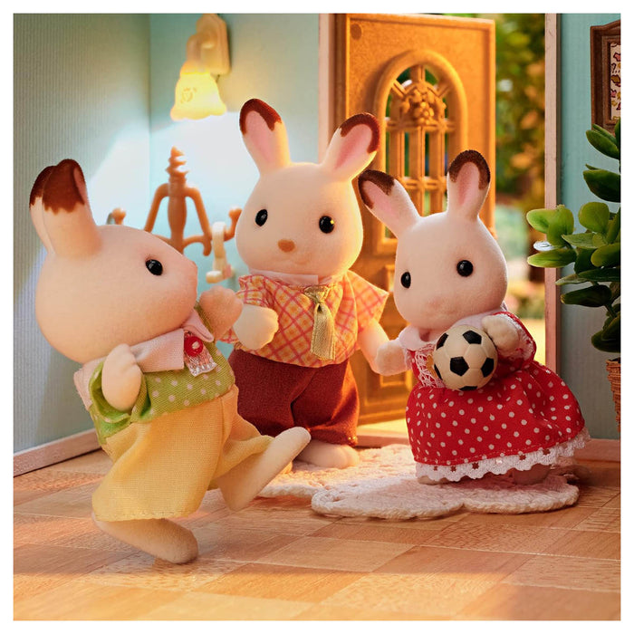 Sylvanian Families Chocolate Rabbit Family Figures