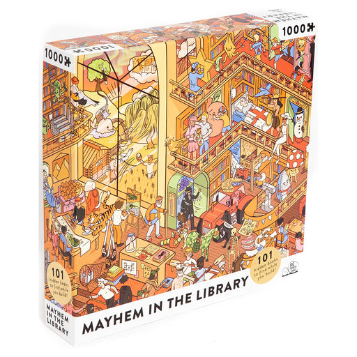 Mayhem at the Library 1000 Piece Jigsaw Puzzle 