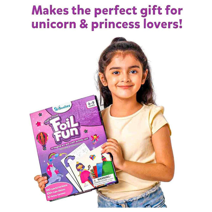 Skillmatics Foil Fun: Unicorns & Princesses Set