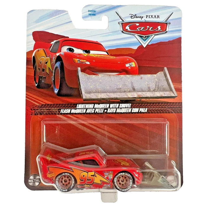 Disney Pixar Cars: Ligthing McQueen With Shovel 1:55 Car 