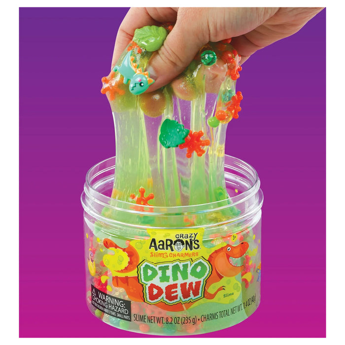 Crazy Aaron's Slime Charmers Dino Dew Slime
