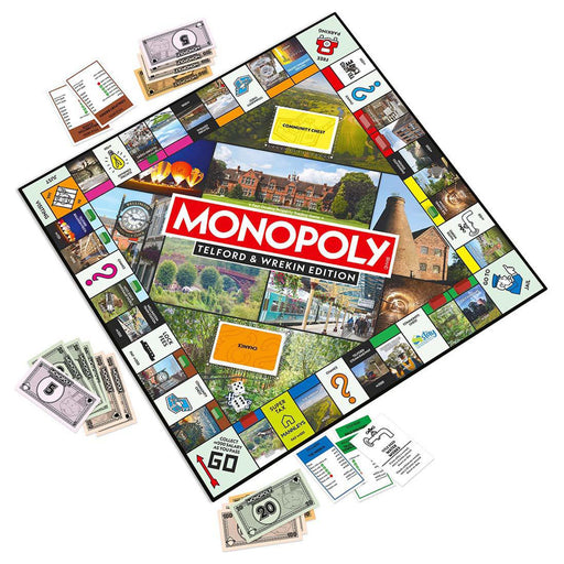 Monopoly Board Game Telford & Wrekin Edition