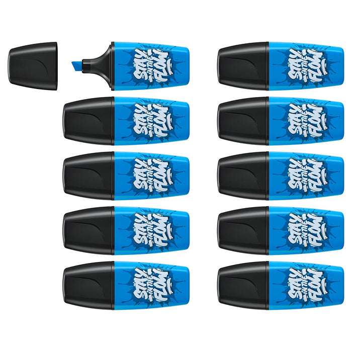 STABILO BOSS MINI Snooze One Special Edition Blue Highlighter (10 Pack)
