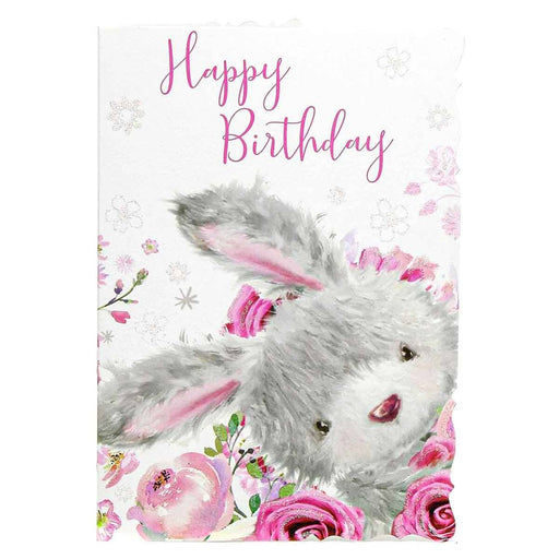 Happy Birthday 'Bunny Rabbit' Greetings Card