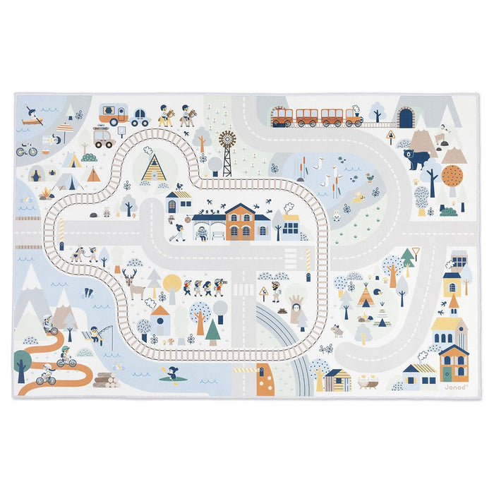 Janod Cross Roads: Mountain Valley Playmat