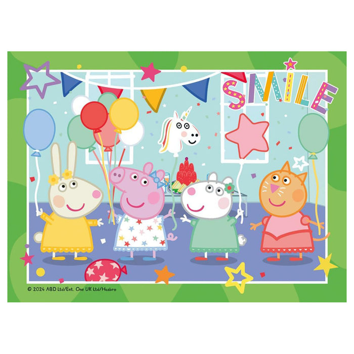 Ravensburger Peppa Pig Let's Party 4 in a Box Jigsaw Puzzles