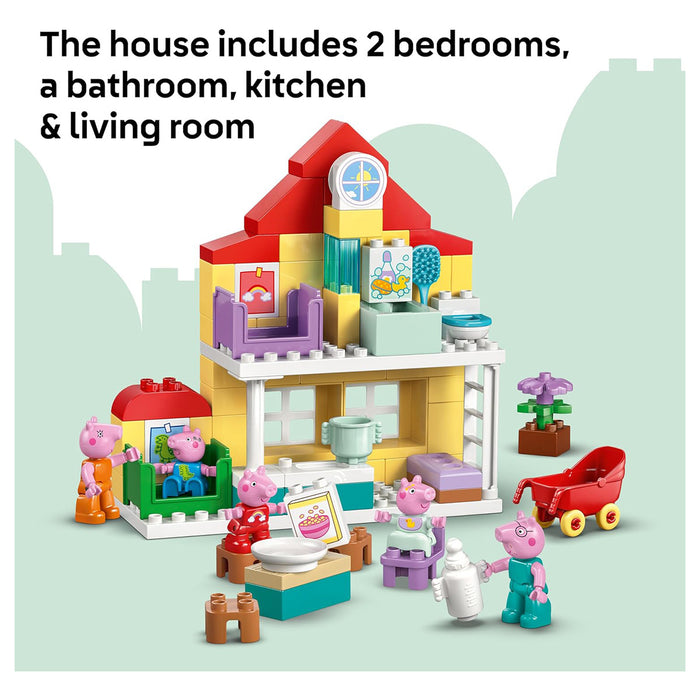 LEGO Duplo Peppa Pig Family House Building Set