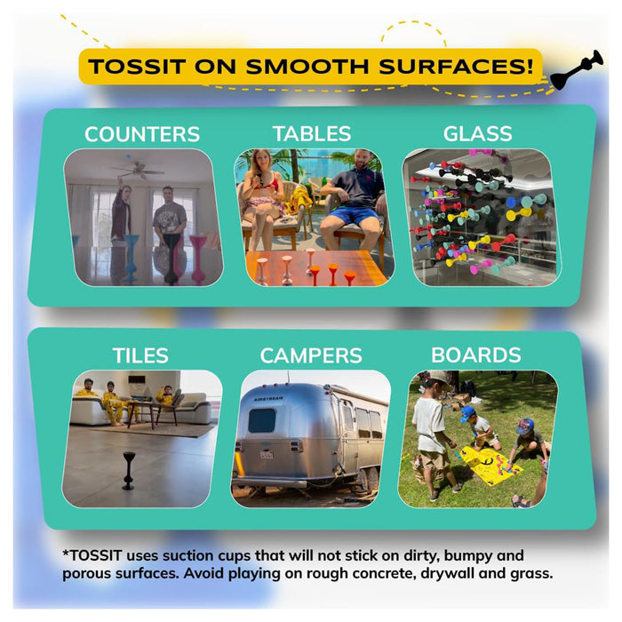 TOSSIT Starter Pack Game Red & Cyan