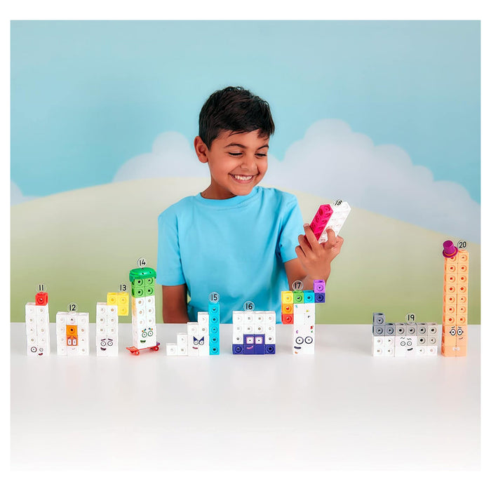 Learning Resources Numberblocks MathLink Cubes 11-20 Activity Set