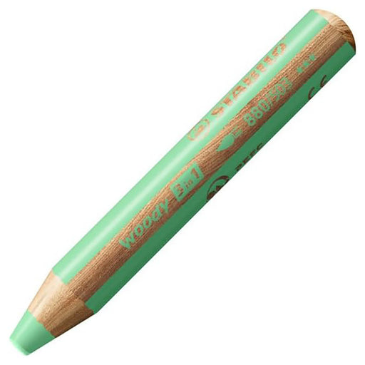STABILO woody 3 in 1 Multi-talented Pastel Green Pencil  