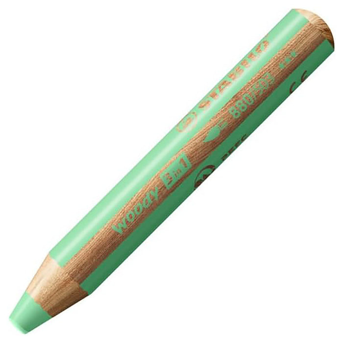 STABILO woody 3 in 1 Multi-talented Pastel Green Pencil  