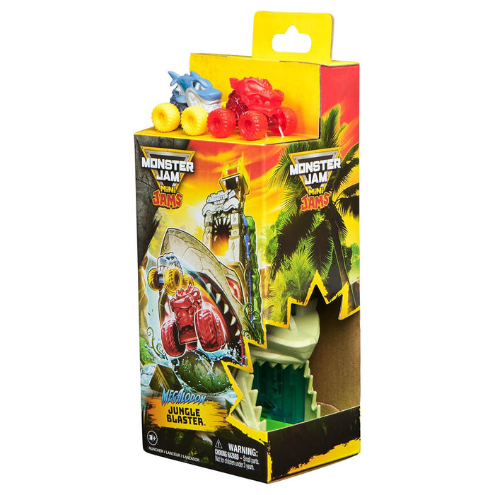 Hiot Wheels Monster Jam Megalodon Jungle Blaster Playset