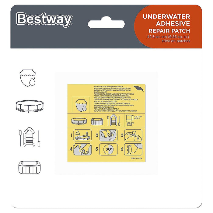 Bestway Underwater Adhesive Repair Patches (10 Pack)