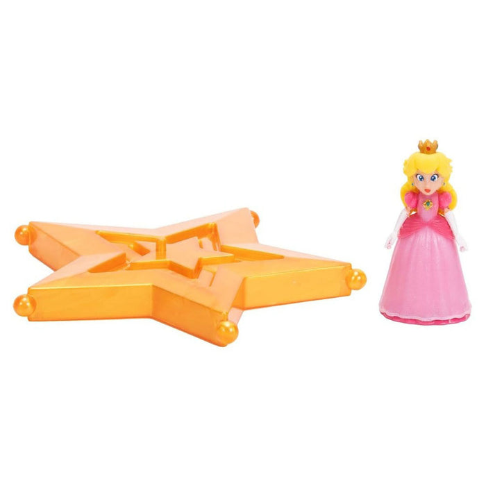 The Super Mario Galaxy Movie: Princess Peach Mini Figure with Star Launcher