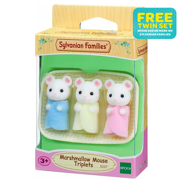Sylvanian Families Marshmallow Mouse Triplets Set