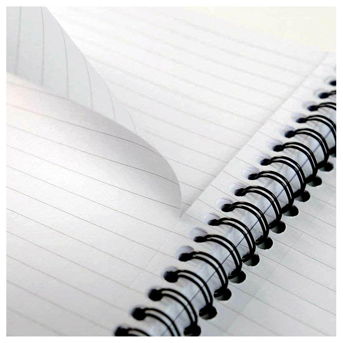 Pukka Pad A5 Wire Feint Ruled Black Notebook