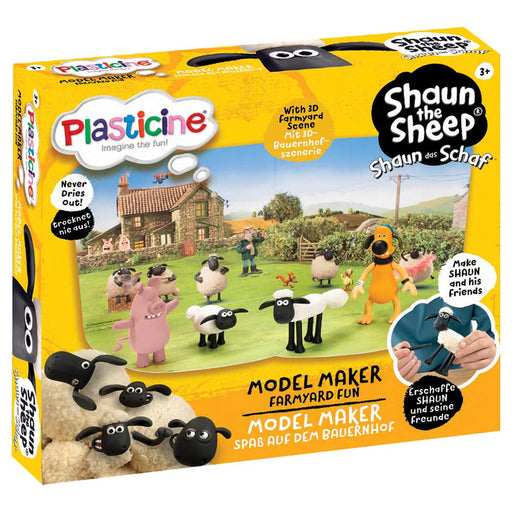 Plasticine Shaun The Sheep Model Maker Farmyard Fun Kit