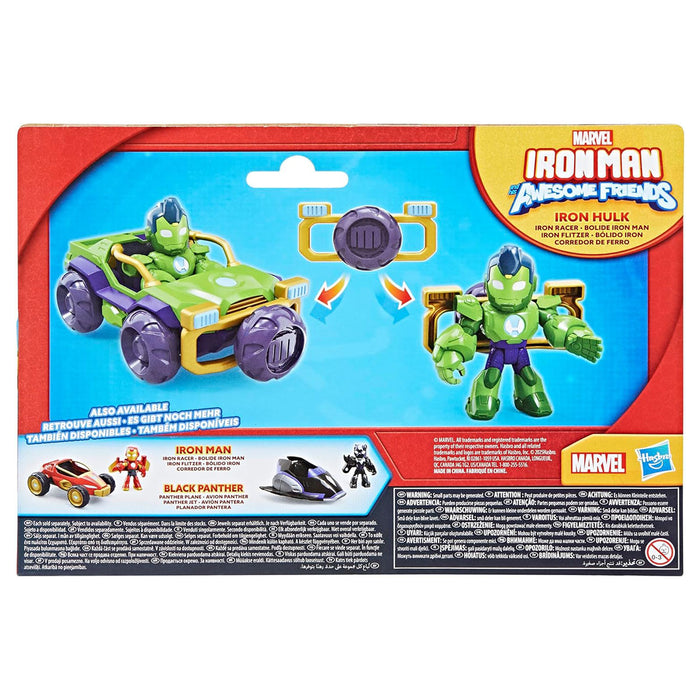 Marvel Iron Man and his Awesome Friends Iron Hulk Iron Racer