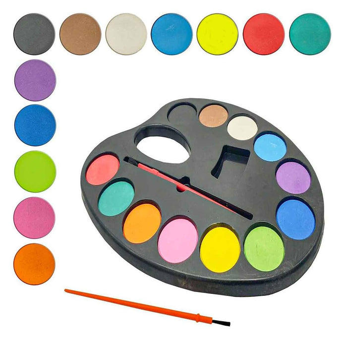Artbox 12 Jumbo Paints with Palette