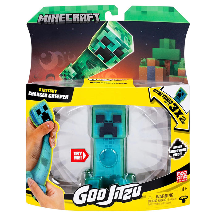 Goo Jitzu Minecraft Stretchy Charged Creeper Figure