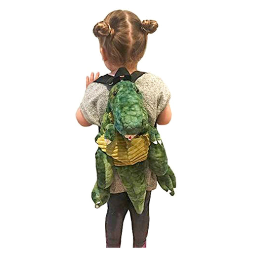 T-Rex Dinosaur Backpack Green