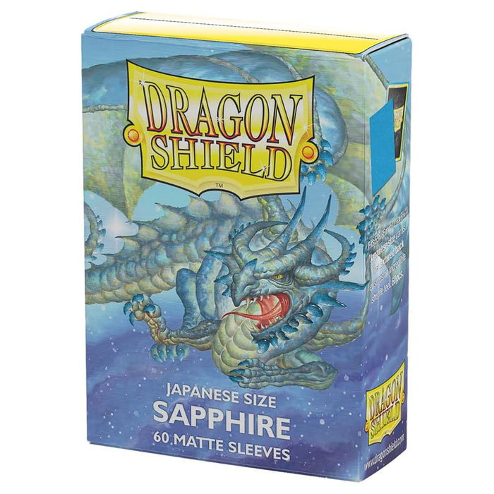 Dragon Shield Japanese Size Sapphire 60 Matte Sleeves
