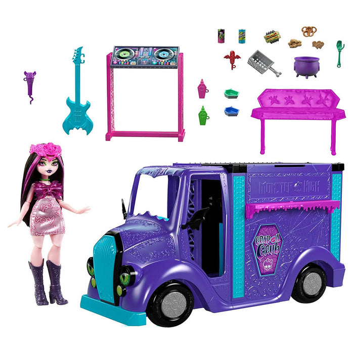 Monster High Draculaura Fangtastic Rockin' Food Truck Playset