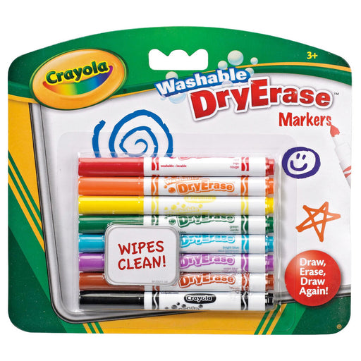 Crayola Washable Dry Erase Markers (8 Pack)